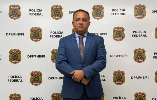 Delegado Carlos Alberto, chefe da Delegacia da PF em Parnaíba