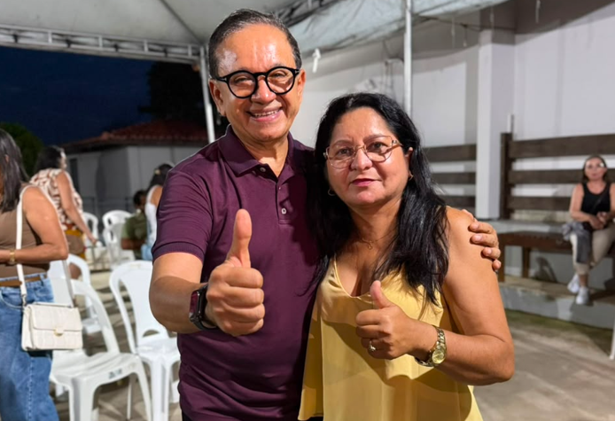 Deputado Dr. Hélio e vereadora Netinha da Kolping