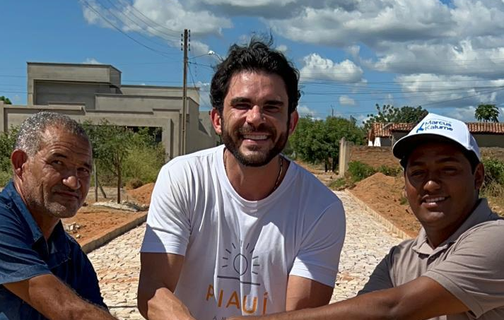 Deputado Dr. Marcus Kalume anuncia obra de calçamento na comunidade Campestre, zona rural de Flores do Piauí