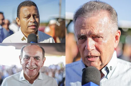 Deputado Flávio Nogueira, deputado Dr.Francisco e senador Marcelo Castro