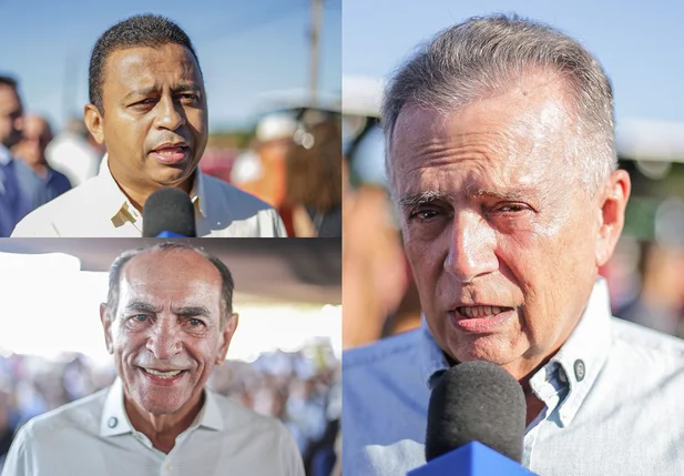 Deputado Flávio Nogueira, deputado Dr.Francisco e senador Marcelo Castro