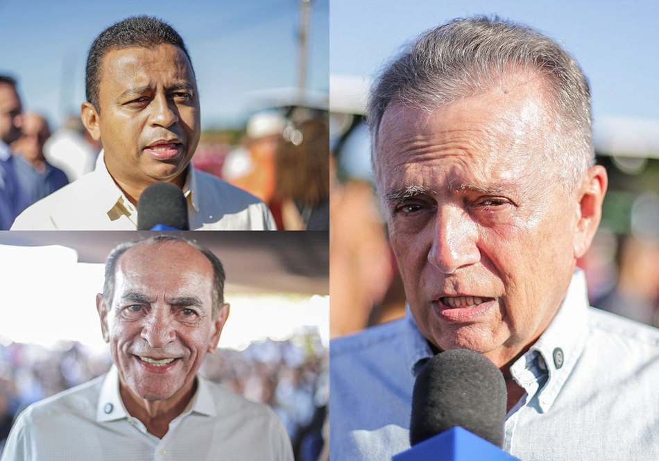 Deputado Flávio Nogueira, deputado Dr.Francisco e senador Marcelo Castro