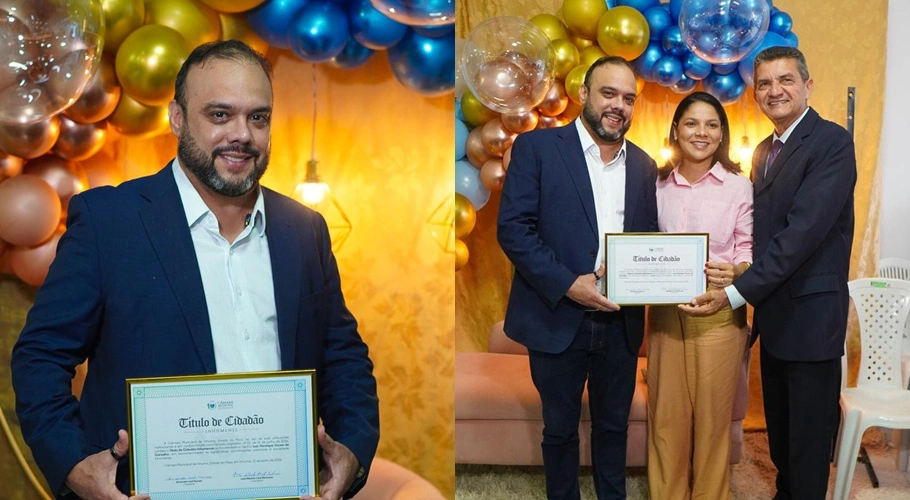 Deputado Ziza Carvalho recebe Título de Cidadão Inhumense durante comemoração dos 72 anos de Inhuma