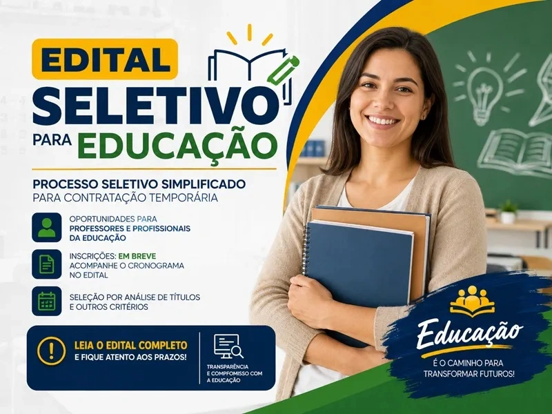 Edital de seletivo