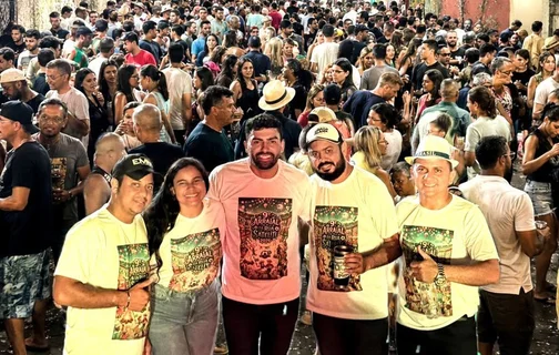 Eduardo Draga Alana esteve presente em arraiá