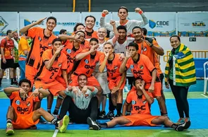 Elenco do GHC no Jogos Escolares Brasileiros (JEB'S) de handebol de 2026