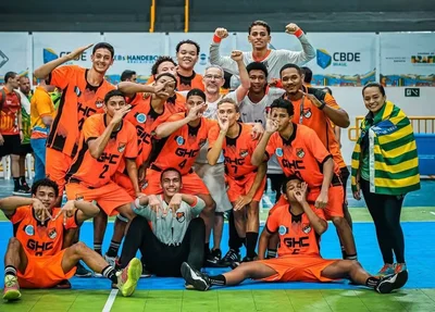 Elenco do GHC no Jogos Escolares Brasileiros (JEB'S) de handebol de 2026