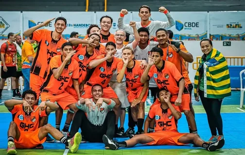 Elenco do GHC no Jogos Escolares Brasileiros (JEB'S) de handebol de 2026