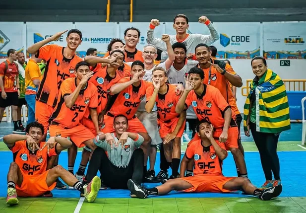 Elenco do GHC no Jogos Escolares Brasileiros (JEB'S) de handebol de 2026