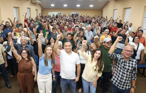Encontro político entre Fernanda Gomes, Evaldo Gomes e Franzé Silva