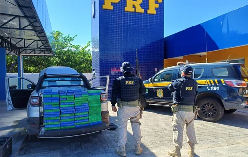Equipe da PRF fez a apreensão em Parnaíba