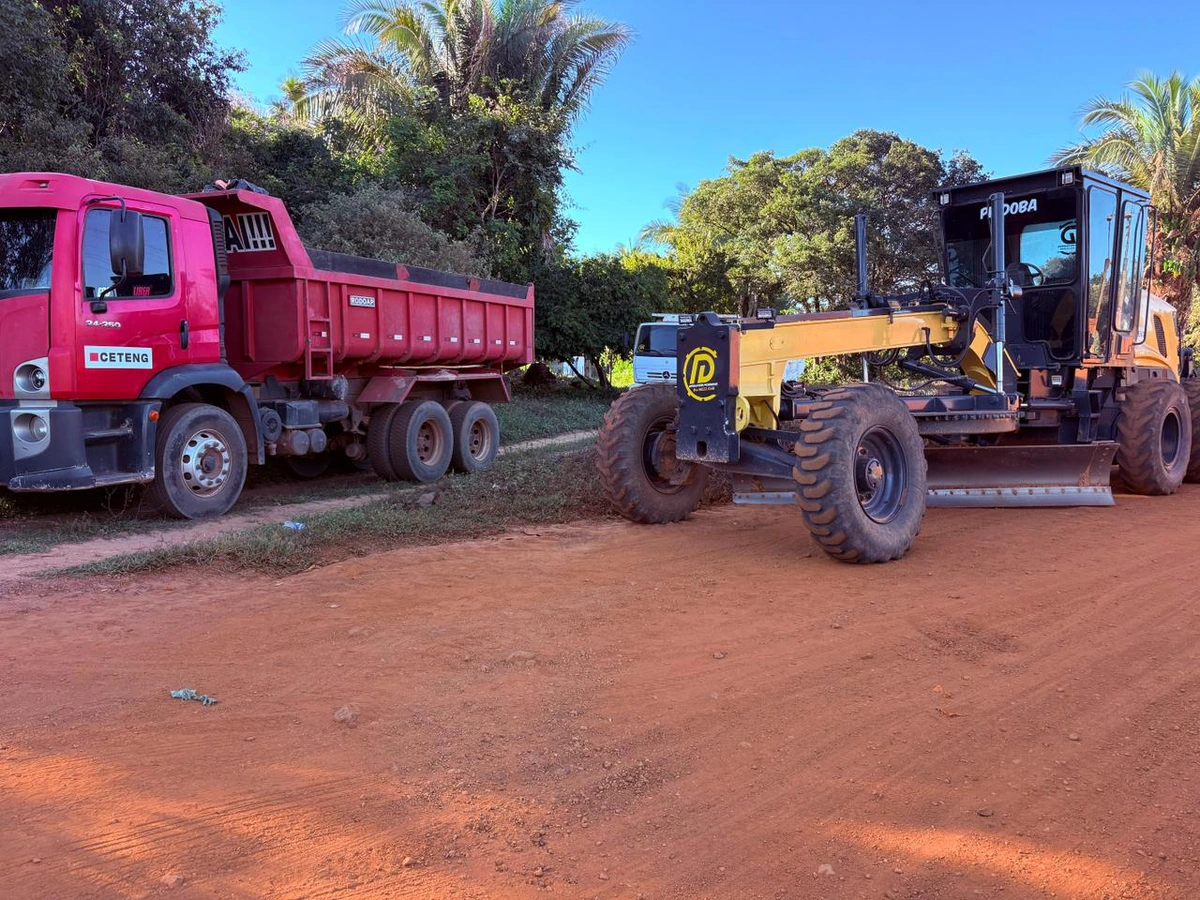 Esperantina inicia obras de asfaltamento no acesso ao Cemitério Ciganinho