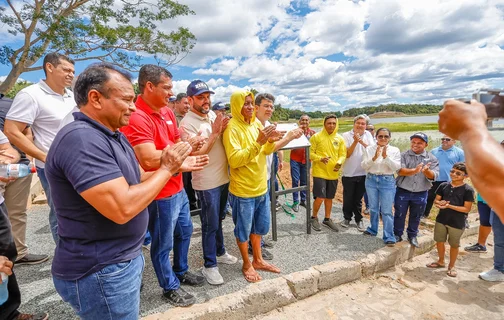 Fábio Abreu participa da inauguração da nova Orla de Lagoa de São Francisco