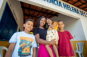 Família recebeu atendimento da equipe da Prefeitura de Timon no Povoado Coheb