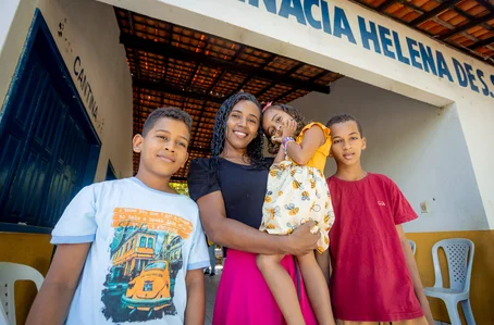 Família recebeu atendimento da equipe da Prefeitura de Timon no Povoado Coheb