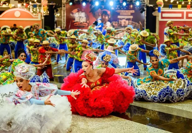 Festival de Quadrilhas reúne 13 grupos no Encontro Nacional de Folguedos