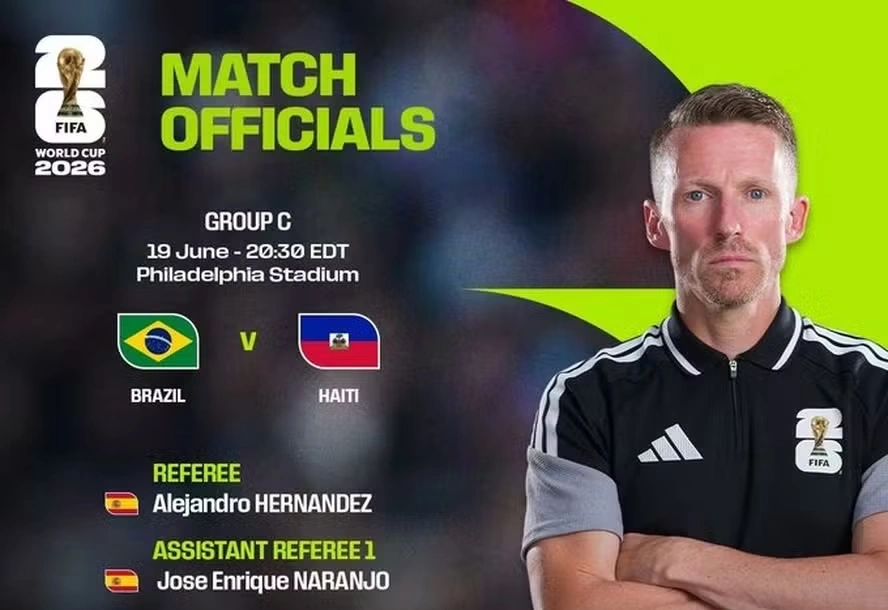 Fifa define arbitragem para Brasil x Haiti pela Copa do Mundo de 2026