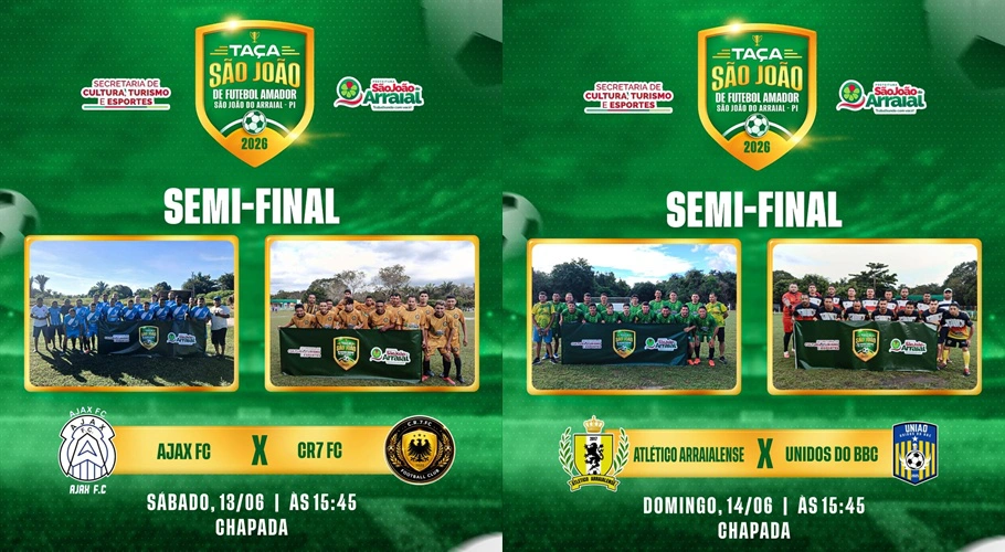 Fim de semana decisivo define finalistas da Taça São João em São João do Arraial