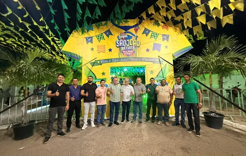 Flávio Nogueira nos festejos de Vila Nova do Piauí