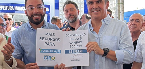 Francisco Emanuel e Ciro Nogueira