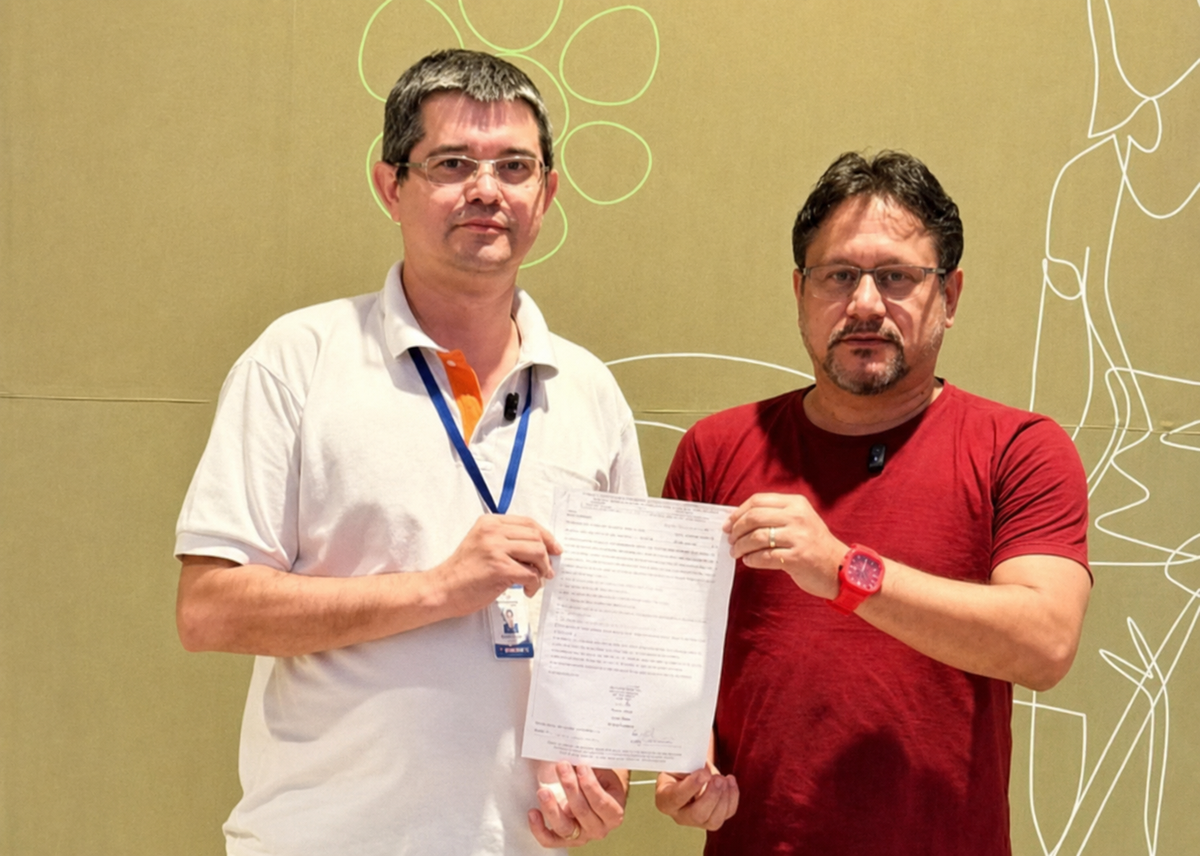 Franklin Batista e Alex Rocha, diretores do Sintshogastro-PI