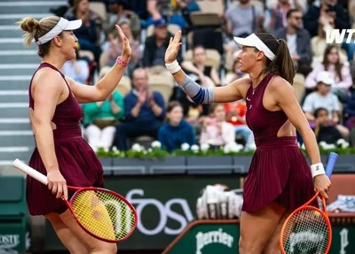 Gabriela Dabrowski e Luisa Stefani em Roland garros