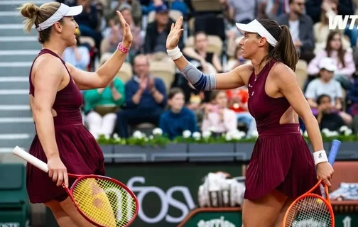 Gabriela Dabrowski e Luisa Stefani em Roland garros