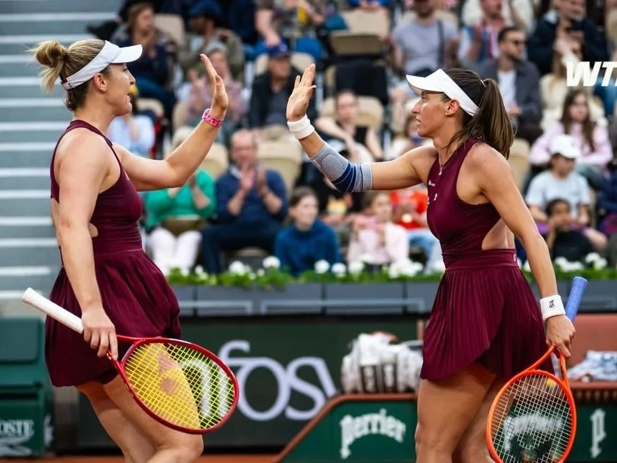 Gabriela Dabrowski e Luisa Stefani em Roland garros