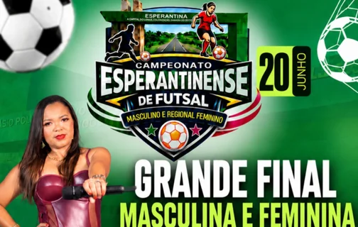 Ginásio Nogueirão recebe finais do Campeonato Esperantinense de Futsal neste sábado