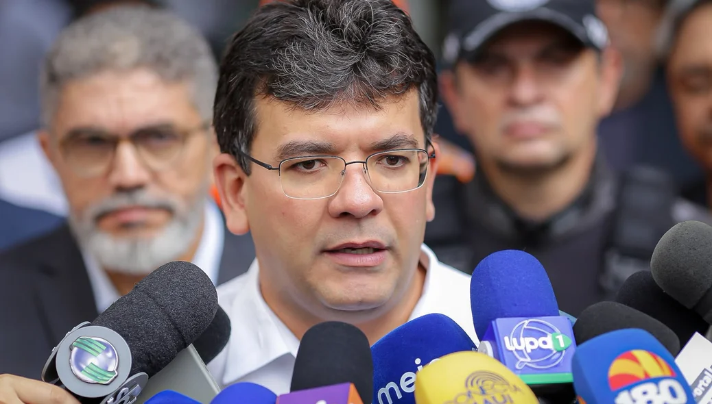 Governador Rafael Fonteles e equipes da cúpula da Segurança Pública do Piauí