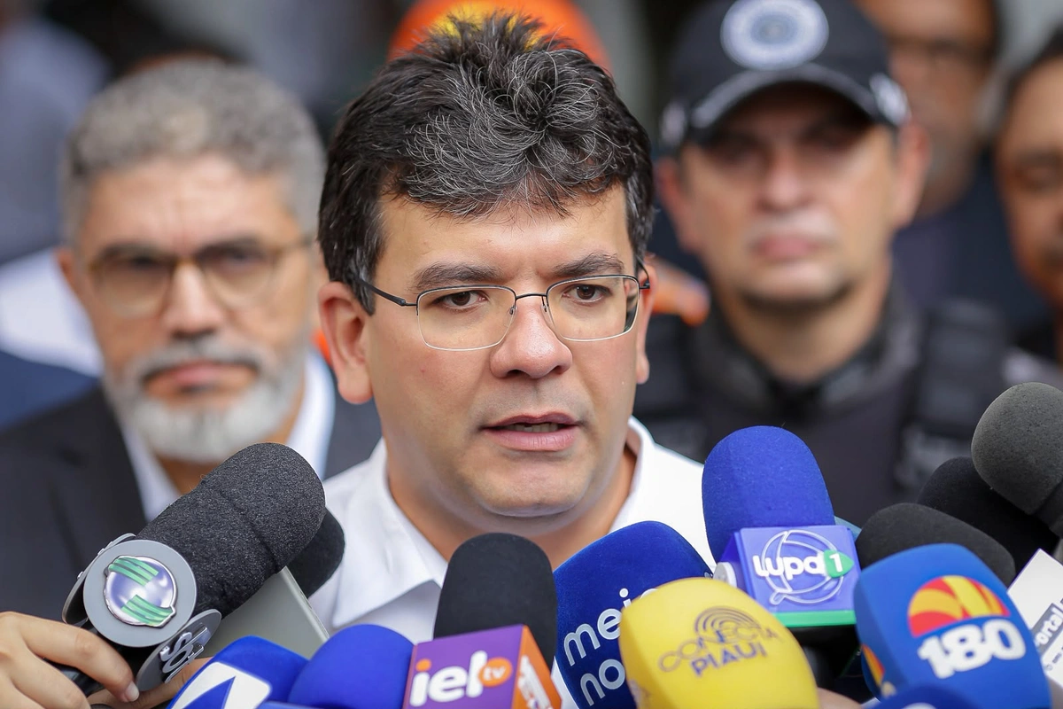 Governador Rafael Fonteles e equipes da cúpula da Segurança Pública do Piauí
