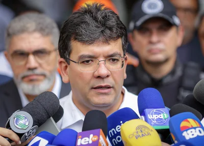Governador Rafael Fonteles e equipes da cúpula da Segurança Pública do Piauí