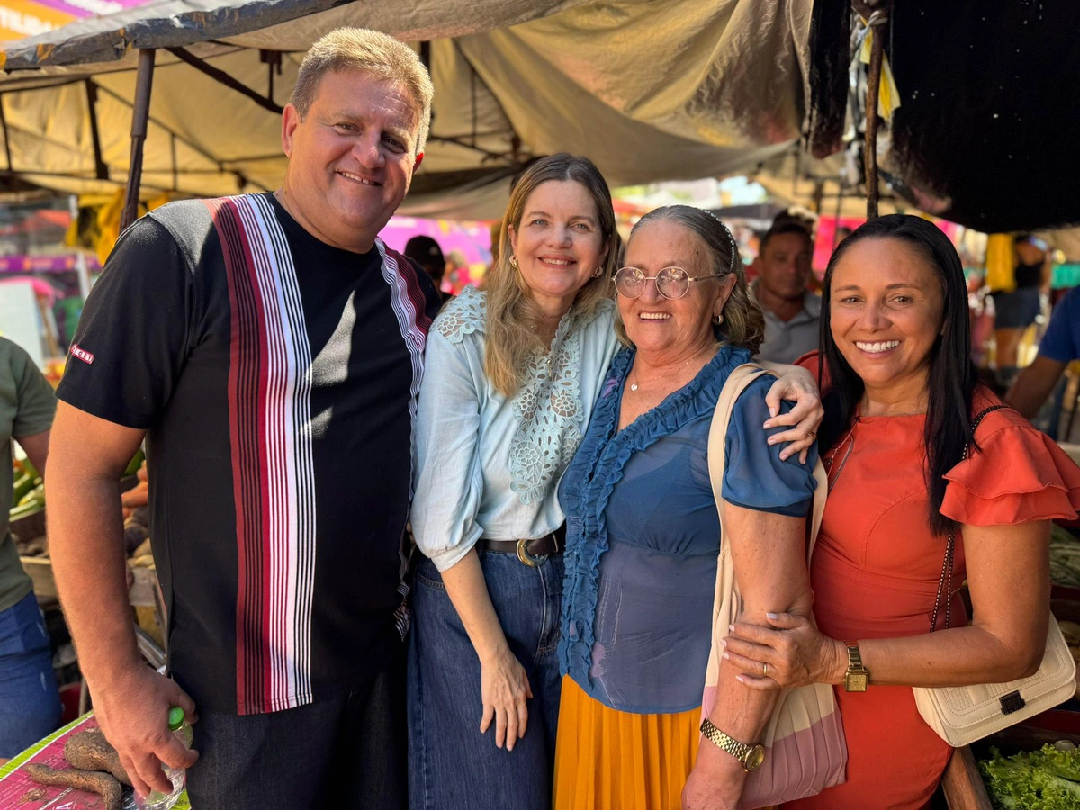 Gracinha reforça presença junto ao povo durante visita ao Mercado Municipal de Cocal