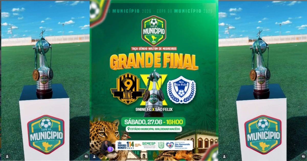 Grande final da Copa do Município acontece neste sábado (27) no Estádio Waldemar Macêdo