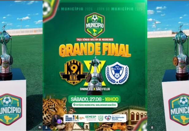 Grande final da Copa do Município acontece neste sábado (27) no Estádio Waldemar Macêdo