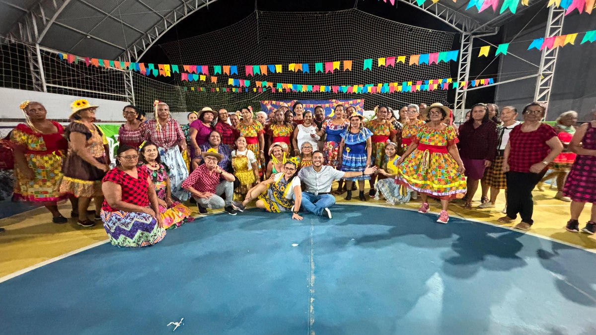 Grupo Girassol celebra tradição junina e fortalece convivência da terceira idade em Amarante