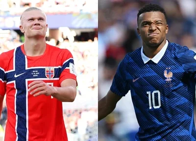 Haaland e Mbappé