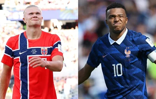 Haaland e Mbappé