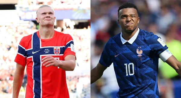 Haaland e Mbappé