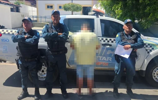 Homem é preso após agredir e ameaçar companheira de morte em Pio IX