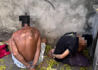 Homem foi preso e adolescente foi apreendido em Altos