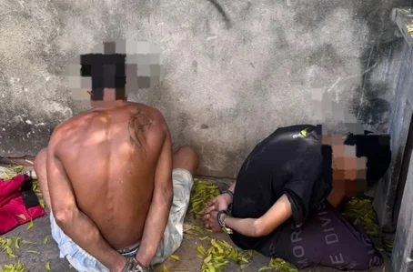 Homem foi preso e adolescente foi apreendido em Altos