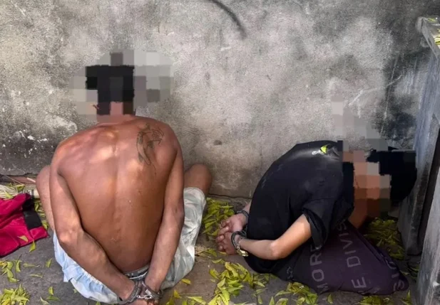 Homem foi preso e adolescente foi apreendido em Altos