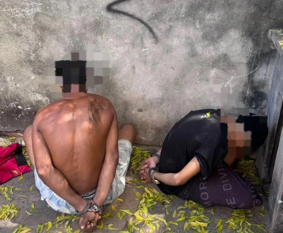 Homem foi preso e adolescente foi apreendido em Altos