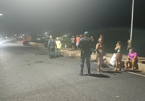 Homem morre e outro fica ferido após serem atropelados em São Pedro do Piauí