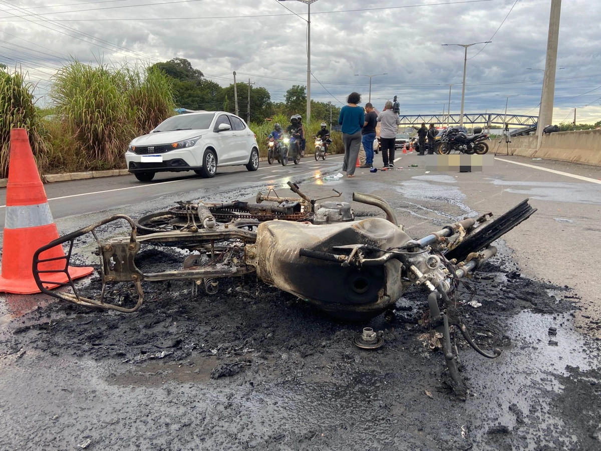 Homem morre em acidente na BR 316 na zona sul de Teresina