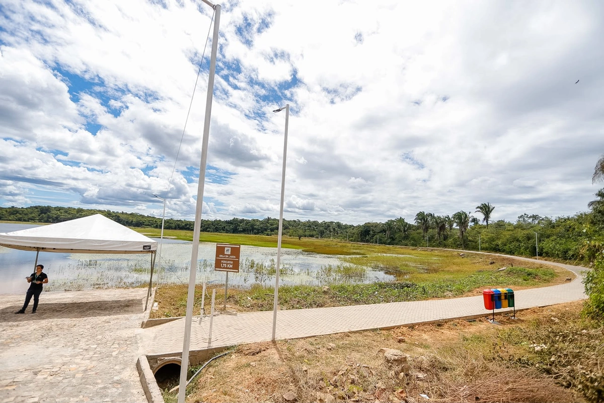 Inauguração da nova Orla de Lagoa de São Francisco