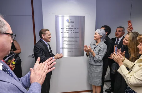 Inauguração da Sala dos Partidos Políticos Senador Petrônio Portella