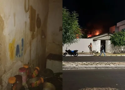 Incêndio atinge residência no Centro de Oeiras