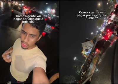 Influenciador Marcos Fernandes expõe indignação com cobrança de flanelinhas